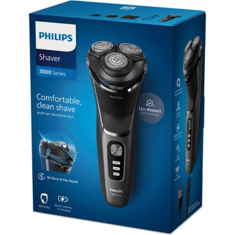 Электробритва Philips Серии 3000 S3343/13 для влажного и сухого бритья в Metoo.kz - Metoo (3)
