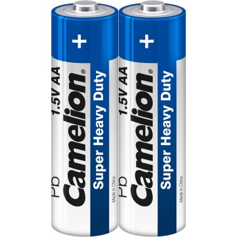 Батарейка CAMELION Super Heavy Duty R6P-SP2B 2 шт. в плёнке - Metoo (1)