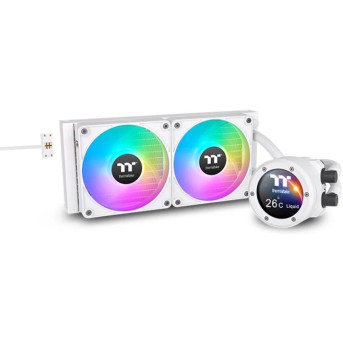 Кулер с водяным охлаждением Thermaltake TH240 V2 Ultra EX ARGB Sync Snow - Metoo (1)