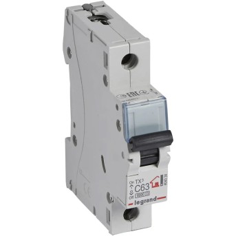 Автоматический выключатель Legrand 404034 1П C63A TX3 6000/<wbr>6kA - Metoo (1)