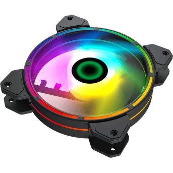 Кулер для компьютерного корпуса Gamemax FN 12Rainbow D - Metoo (1)