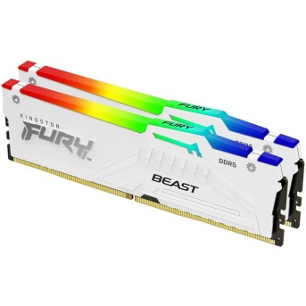 Комплект модулей памяти Kingston FURY Beast RGB KF560C36BWE2AK2-32 DDR5 32GB (Kit 2x16GB) 6000MHz - Metoo (2)