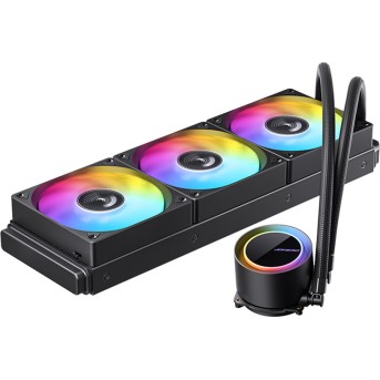 Кулер с водяным охлаждением Jonsbo TG-360 Black - Metoo (2)
