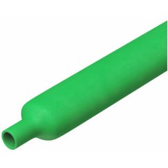Трубка термоусаживаемая Deluxe 12/<wbr>6 зелёная (100 м в упаковке)