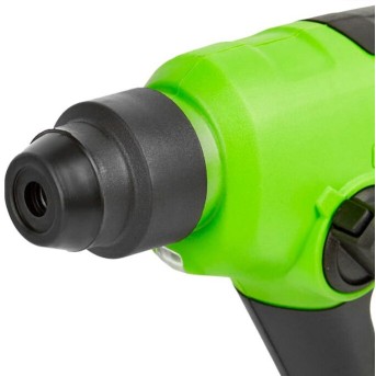 Перфоратор аккумуляторный бесщеточный Greenworks GD24SDS1 24V без АКБ и ЗУ - Metoo (3)