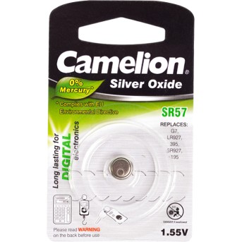Батарейка CAMELION Silver Oxide SR57-BP1(0%Hg) - Metoo (1)
