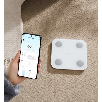 Умные весы Xiaomi Body Composition Scale S400 Белый - Metoo (3)