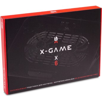 Охлаждающая подставка для ноутбука X-Game X6 15,6" - Metoo (3)