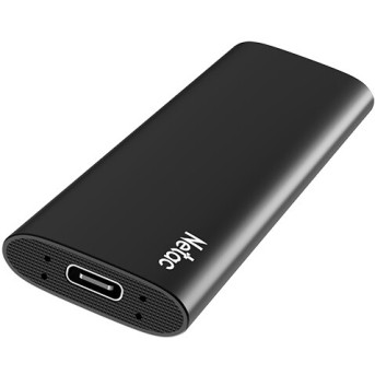 Внешний SSD диск Netac NT01ZSLIM-500G-32BK 500GB Z SLIM Чёрный - Metoo (1)
