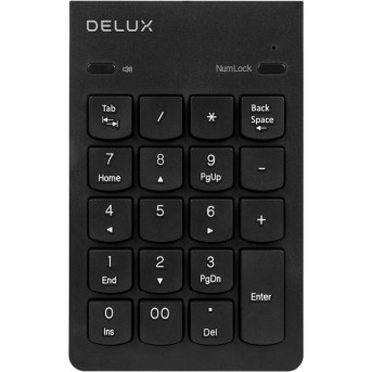 Клавиатура с цифровым блоком Delux DLK-300UB - Metoo (1)