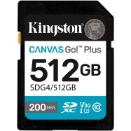 Карта памяти Kingston SDG4/512GB Canvas Go Plus Gen4 C10 UHS-I U3 V30 512GB