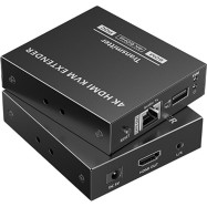 Удлинитель HDMI + KVM (POC) Lenkeng LKV565KVM-P (4K, 60m)