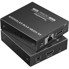 Удлинитель HDMI + KVM (POC) Lenkeng LKV565KVM-P (4K, 60m)