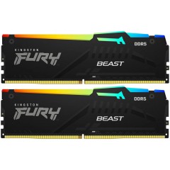 Комплект модулей памяти Kingston FURY Beast RGB KF560C36BBE2AK2-32 DDR5 32GB (Kit 2x16GB) 6000MHz