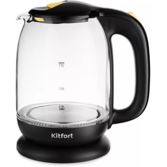 Чайник Kitfort КТ-625-4 желтый - Metoo (2)