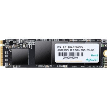 SSD накопитель 256Gb Apacer AS2280P4 AP256GAS2280P4-1, M.2, PCI-E 3.0 - Metoo (1)