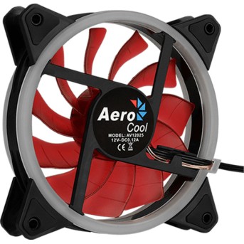 Кулер для кейса AeroCool Rev Red 12см - Metoo (3)