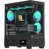 Компьютерный корпус Formula V Crystal E1 Floe Black без Б/П