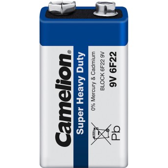 Батарейка CAMELION Super Heavy Duty 6F22-SP1B - Metoo (1)