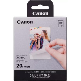 Картридж сублимационный Canon COLOUR INK/<wbr>LABEL SET XC-20L - Metoo (1)