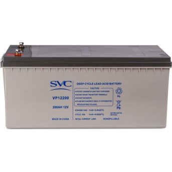 Аккумуляторная батарея SVC VP12200 12В 200 Ач - Metoo (2)