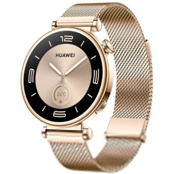 Смарт часы Huawei Watch GT 4 ARA-B19 41mm Gold Milanese Strap - Metoo (1)