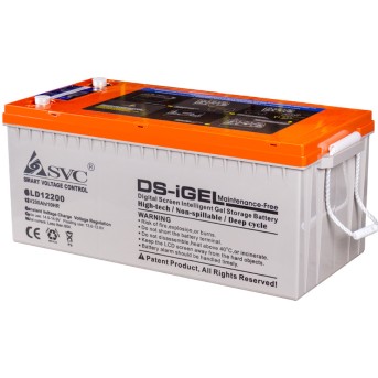 Аккумуляторная батарея SVC GLD12200 12В 200 Ач - Metoo (1)