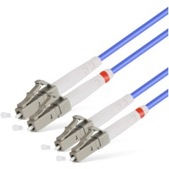 Патч Корд Оптоволоконный LC/UPC-LC/UPC MM OM4 50/125 Duplex 3.0мм 1 м..