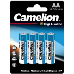 Батарейка CAMELION Digi Alkaline LR6-BP4DG 4 шт. в блистере