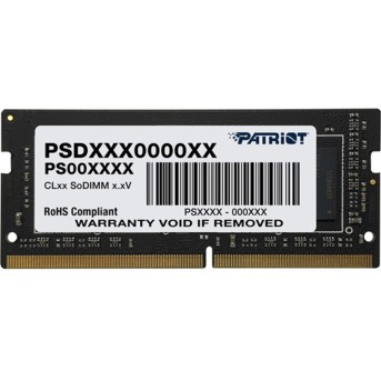 Модуль памяти для ноутбука Patriot SL PSD48G320081S DDR4 8GB - Metoo (2)