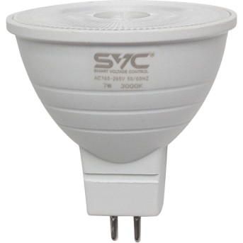 Эл. лампа светодиодная SVC LED JCDR-7W-GU5.3-3000K, Тёплый - Metoo (1)