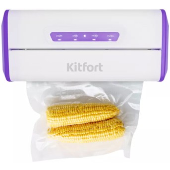 Вакууматор Kitfort КТ-1514-1 бело-фиолетовый - Metoo (3)