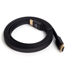 Интерфейсный кабель HDMI-HDMI плоский SVC HF0150-P