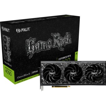 Видеокарта PALIT RTX4090 GAMEROCK OMNIBLACK 24G (NED4090019SB-1020Q) - Metoo (3)