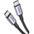 Интерфейсный кабель Ugreen US316/<wbr>70427 USB-C на USB-C 100W 1 м Чёрный - Metoo (3)