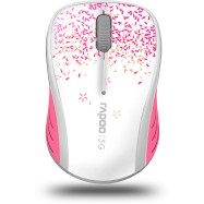 Компьютерная мышь Rapoo 3100p Бело-Розовый
