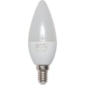 Эл. лампа светодиодная SVC LED C35-9W-E14-3000K, Тёплый - Metoo (1)