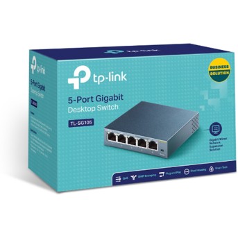 Коммутатор TP-Link TL-SG105 - Metoo (3)