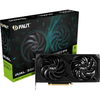 Видеокарта PALIT RTX4060Ti DUAL 8G (NE6406T019P1-1060D) - Metoo (3)