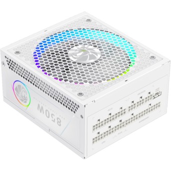 Блок питания Gamemax RGB 850G WH Gold в Metoo.kz - Metoo (1)