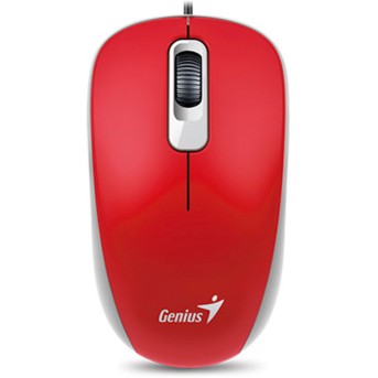 Компьютерная мышь Genius DX-110 Red - Metoo (2)