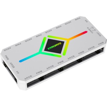 Контроллер подсветки Gamemax V4.0 ARGB+PWM HUB WH (12В) в Metoo.kz - Metoo (2)