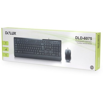 Комплект Клавиатура + Мышь Delux DLD-6075OUB - Metoo (3)