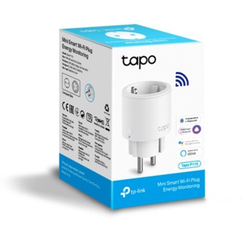 Умная мини Wi-Fi розетка TP-Link Tapo P115 - Metoo (3)