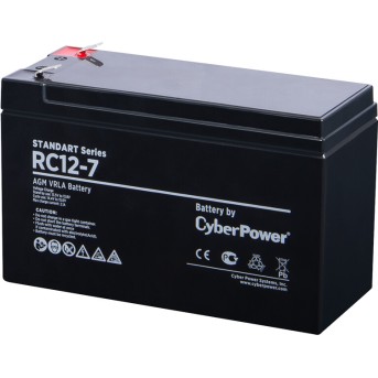 Аккумуляторная батарея CyberPower RC12-7 12В 7 Ач - Metoo (1)