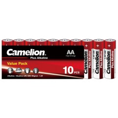 Батарейка CAMELION Plus Alkaline LR6-SP10-DA 10 шт. в плёнке