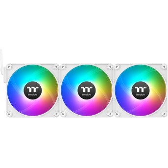 Кулер для компьютерного корпуса Thermaltake CT140 ARGB Sync PC Cooling Fan White (3 pack) - Metoo (2)