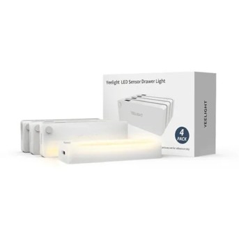 Светильник c датчиком движения Yeelight Sensor Drawer Light 4шт Белый - Metoo (1)