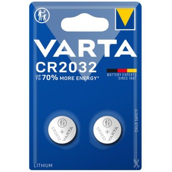 Батарейка VARTA Lithium CR2032 3V (2 шт) - Metoo (1)