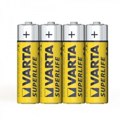 Батарейка VARTA Superlife Mignon 1.5V - R6P/<wbr>AA (4 шт) в пленке(2006) <2006-4>